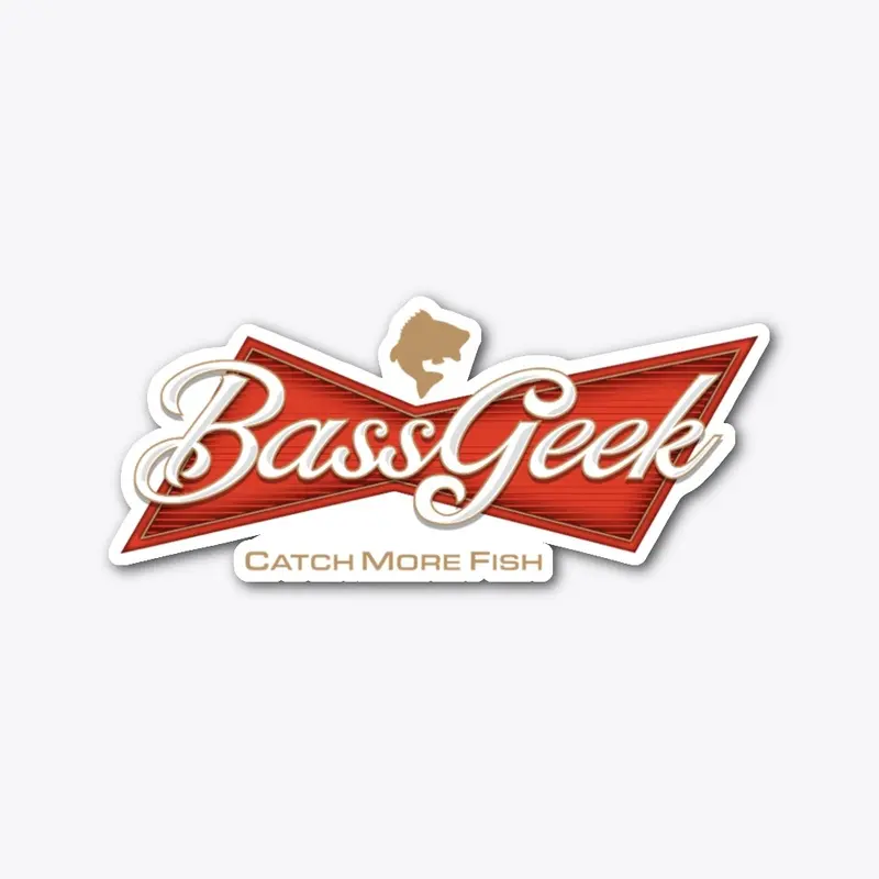 Catch More Fish BassGeek Sticker